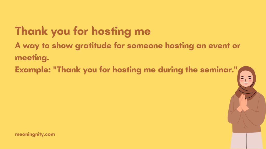 Thank you for hosting me