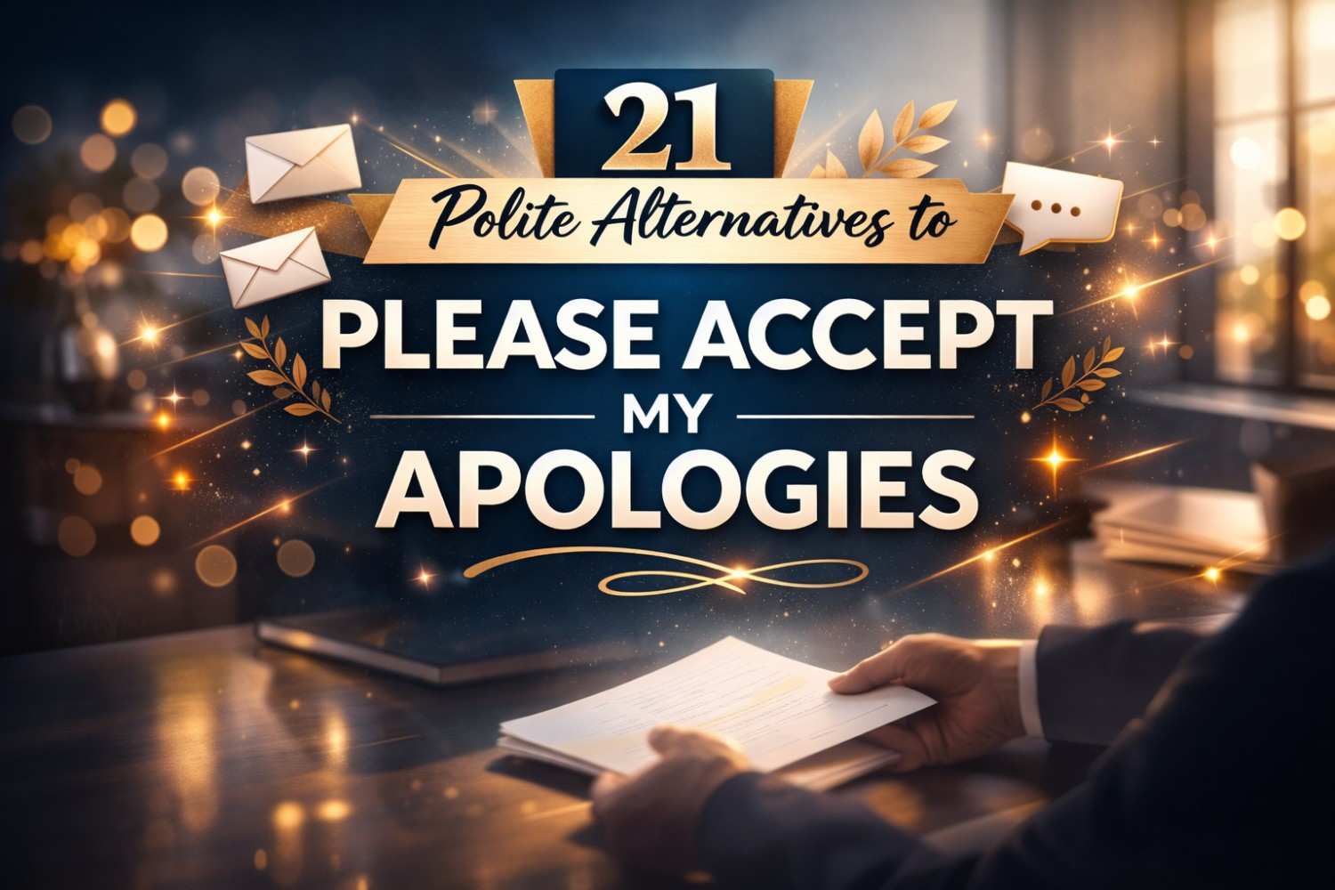 21 Polite Alternatives to “Please Accept My Apologies”