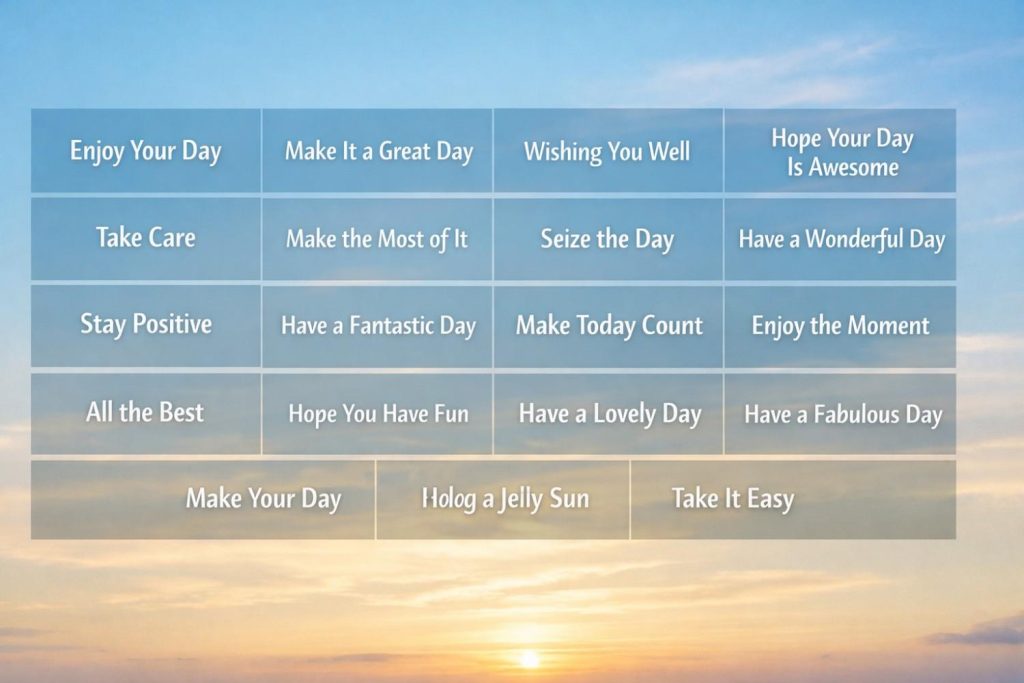 21 Alternatives to Have A Good Day