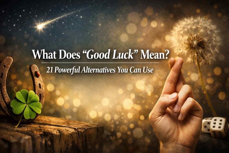 What Does “Good Luck” Mean 21 Powerful Alternatives You Can Use